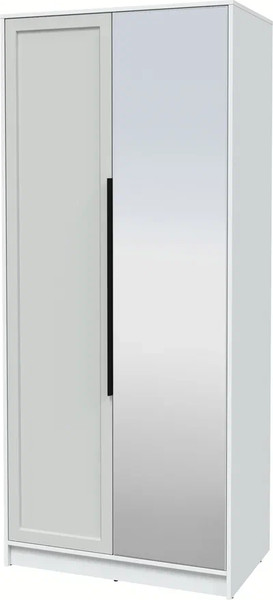 Изображение товара Шкаф Интерлиния Концепт Тренд КТ-Ш2(з) (белый платинум/грей)