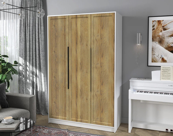 Изображение товара Шкаф Интерлиния Концепт Тренд КТ-Ш3 (белый платинум/дуб вотан)