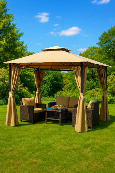 Изображение товара Шатер садовый Springhouse Madrid 3X3M / SAG16 (песочный)