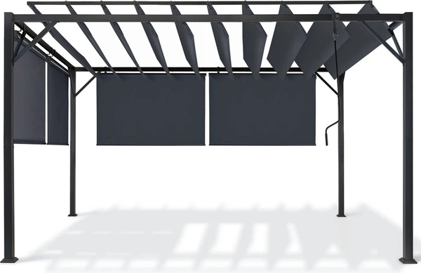 Изображение товара Шатер садовый Springhouse Valencia с 4-мя маркизами / SAG38 (графит)