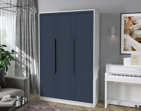 Изображение товара Шкаф Интерлиния Концепт Тренд КТ-Ш3 (белый платинум/дуб королевский)