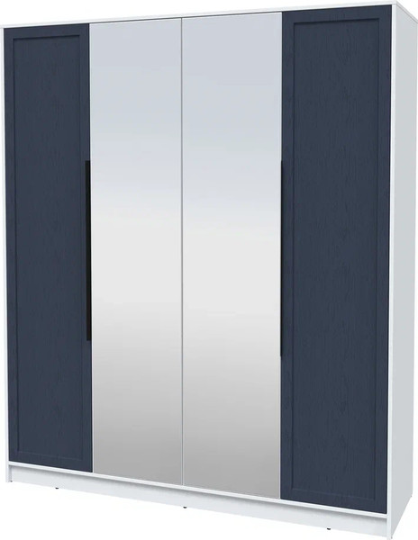 Изображение товара Шкаф Интерлиния Концепт Тренд КТ-Ш4(з) (белый платинум/дуб королевский)