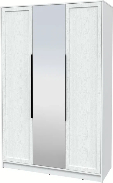 Изображение товара Шкаф Интерлиния Концепт Тренд КТ-Ш3(з) (белый платинум/дуб полярный)