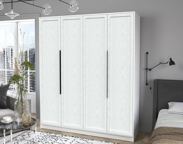 Изображение товара Шкаф Интерлиния Концепт Тренд КТ-Ш4 (белый платинум/дуб полярный)