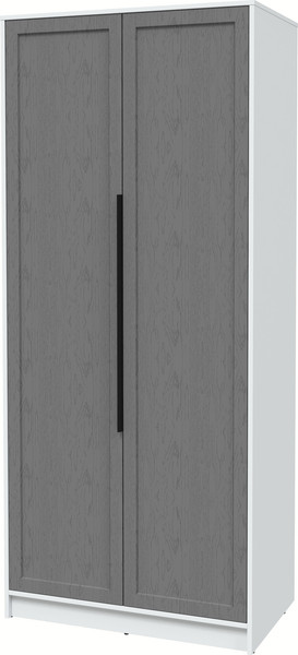 Изображение товара Шкаф Интерлиния Концепт Тренд КТ-Ш2 (белый платинум/дуб серый)