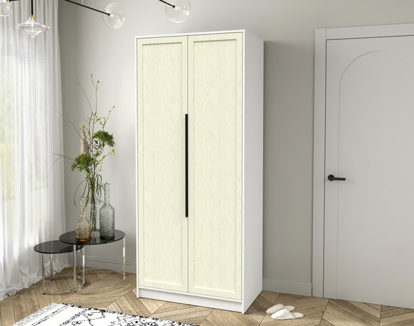 Изображение товара Шкаф Интерлиния Концепт Тренд КТ-Ш2 (белый платинум/дуб снежный)