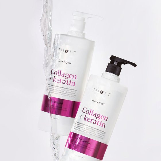 Изображение товара Бальзам для волос MIXIT С коллагеном и кератином ламинирующий (1л)