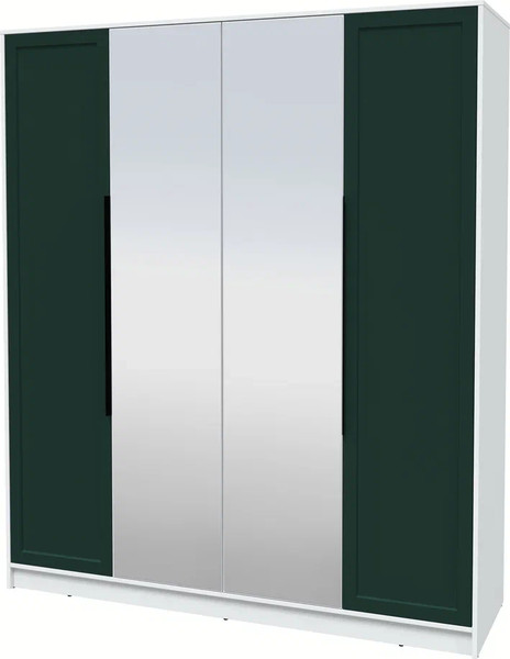 Изображение товара Шкаф Интерлиния Концепт Тренд КТ-Ш4(з) (белый платинум/изумруд)