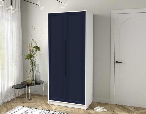 Изображение товара Шкаф Интерлиния Концепт Тренд КТ-Ш2 (белый платинум/индиго)