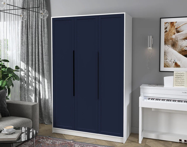 Изображение товара Шкаф Интерлиния Концепт Тренд КТ-Ш3 (белый платинум/индиго)