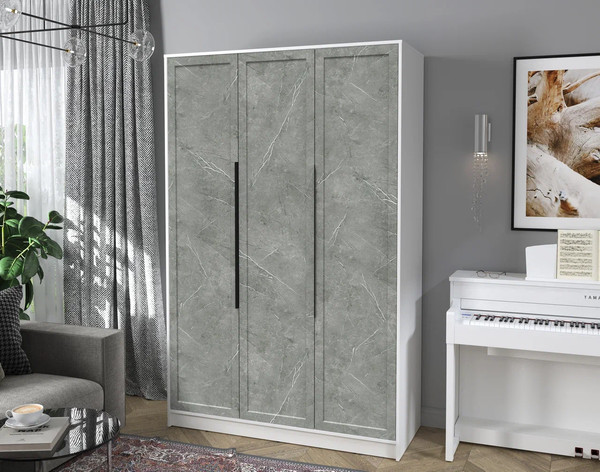 Изображение товара Шкаф Интерлиния Концепт Тренд КТ-Ш3 (белый платинум/керамика)