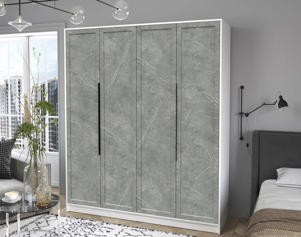 Изображение товара Шкаф Интерлиния Концепт Тренд КТ-Ш4 (белый платинум/керамика)