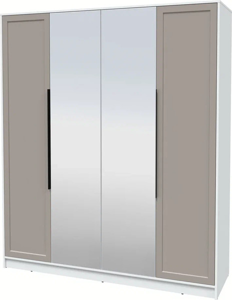Изображение товара Шкаф Интерлиния Концепт Тренд КТ-Ш4(з) (белый платинум/луна)