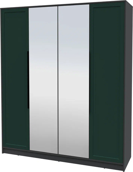 Изображение товара Шкаф Интерлиния Концепт Тренд КТ-Ш4(з) (антрацит/изумруд)