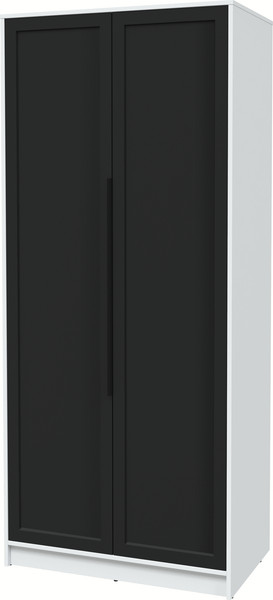 Изображение товара Шкаф Интерлиния Концепт Тренд КТ-Ш2 (белый платинум/черный)