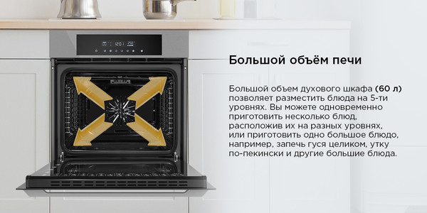 Изображение товара Электрический духовой шкаф Maunfeld AEOD60103S