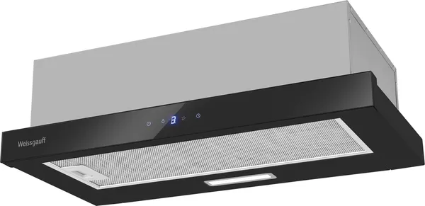 Изображение товара Вытяжка телескопическая Weissgauff TEL 600 2M Touch (Black Glass)