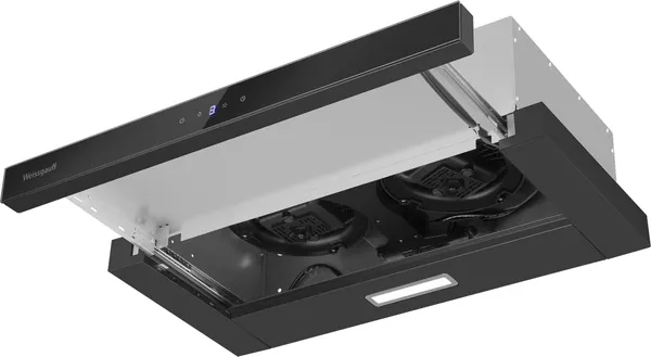 Изображение товара Вытяжка телескопическая Weissgauff TEL 600 2M Touch (Black Glass)