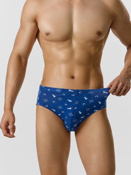 Изображение товара Трусы мужские Mark Formelle 411120 (р.98-108, лого на синем)