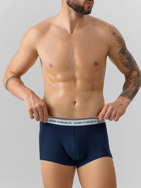 Изображение товара Комплект мужских трусов Mark Formelle 411124-4 (р.110-120, синий)