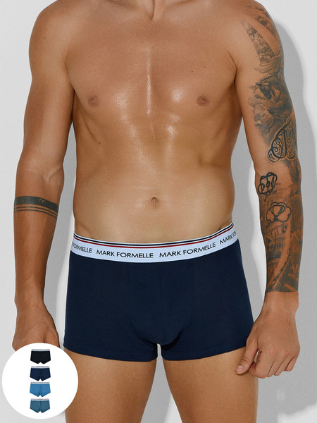 Изображение товара Комплект мужских трусов Mark Formelle 411124-4 (р.110-120, синий)