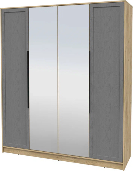 Изображение товара Шкаф Интерлиния Концепт Тренд КТ-Ш4(з) (дуб золотой/дуб серый)