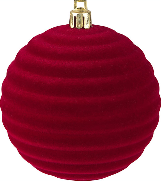 Изображение товара Набор шаров новогодних Волшебная страна Бордо 110476 (4шт)