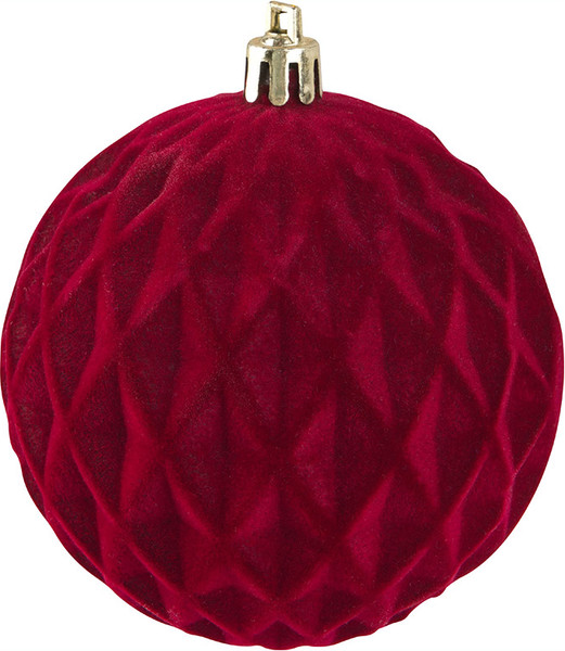 Изображение товара Набор шаров новогодних Волшебная страна Бордо 110476 (4шт)