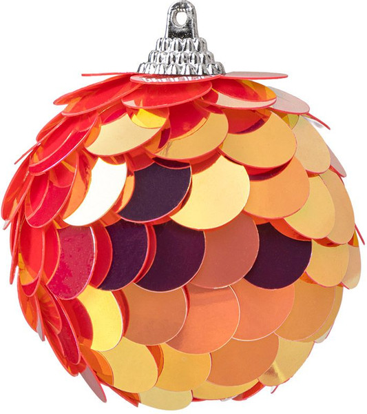 Изображение товара Набор шаров новогодних Волшебная страна Солнце 110451 (6шт)