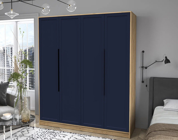 Изображение товара Шкаф Интерлиния Концепт Тренд КТ-Ш4 (дуб золотой/индиго)