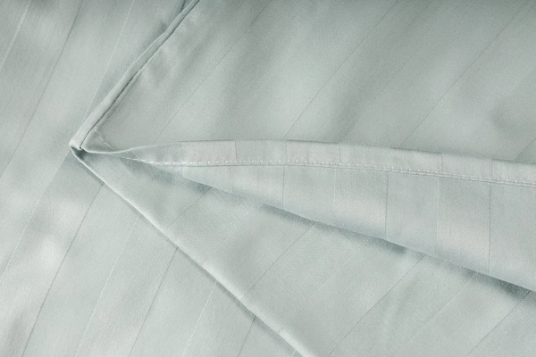 Изображение товара Комплект постельного белья Samsara Страйп-сатин 1.5сп 70х70 (синий)