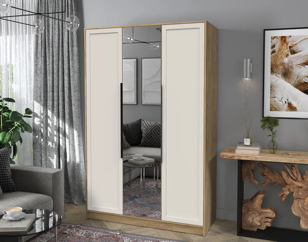 Изображение товара Шкаф Интерлиния Концепт Тренд КТ-Ш3(з) (дуб золотой/кашемир)