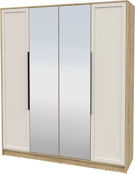 Изображение товара Шкаф Интерлиния Концепт Тренд КТ-Ш4(з) (дуб золотой/кашемир)