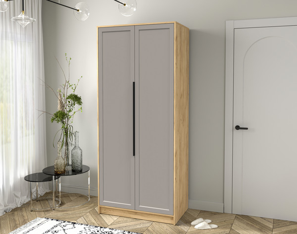 Изображение товара Шкаф Интерлиния Концепт Тренд КТ-Ш2 (дуб золотой/луна)