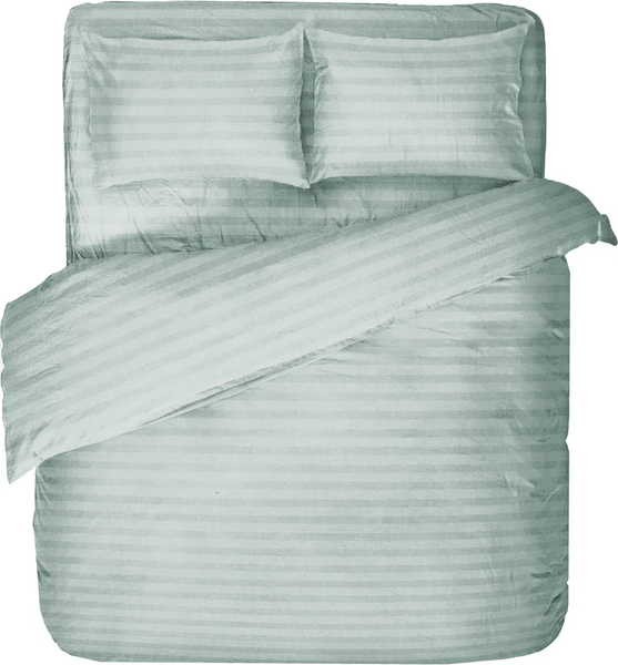 Изображение товара Комплект постельного белья Samsara Страйп-сатин Дуэт 70х70 (синий)