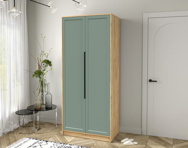 Изображение товара Шкаф Интерлиния Концепт Тренд КТ-Ш2 (дуб золотой/мята)