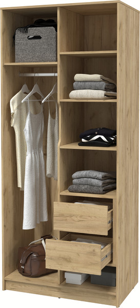 Изображение товара Шкаф Интерлиния Концепт Тренд КТ-Ш2 (дуб золотой/мята)