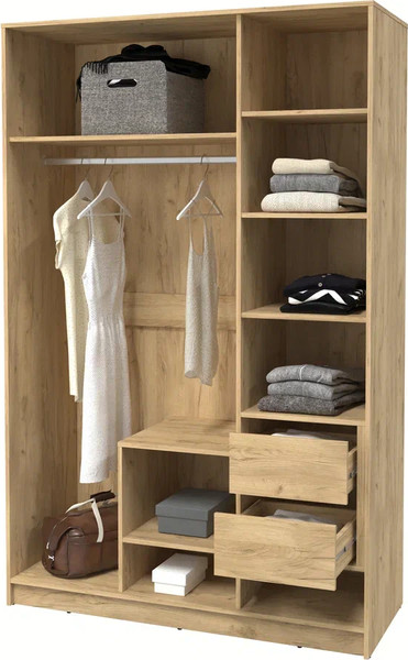 Изображение товара Шкаф Интерлиния Концепт Тренд КТ-Ш3 (дуб золотой/мята)