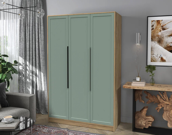 Изображение товара Шкаф Интерлиния Концепт Тренд КТ-Ш3 (дуб золотой/мята)