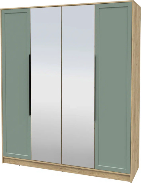 Изображение товара Шкаф Интерлиния Концепт Тренд КТ-Ш4(з) (дуб золотой/мята)