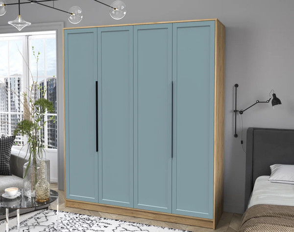 Изображение товара Шкаф Интерлиния Концепт Тренд КТ-Ш4 (дуб золотой/океан)