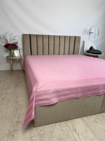 Изображение товара Комплект постельного белья Samsara Страйп-сатин Дуэт 70х70 (пыльная роза)