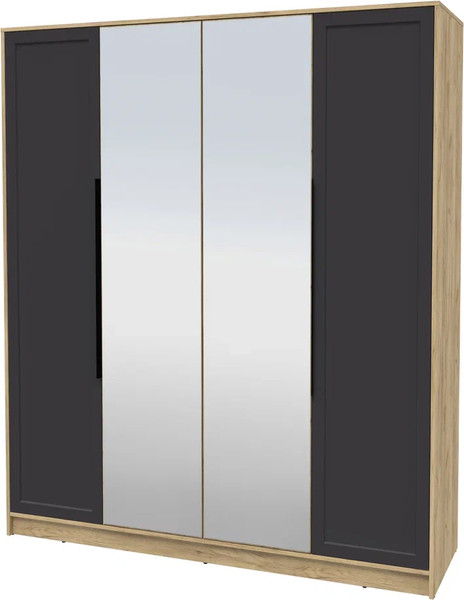 Изображение товара Шкаф Интерлиния Концепт Тренд КТ-Ш4(з) (дуб золотой/пепел)