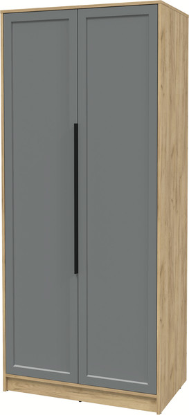 Изображение товара Шкаф Интерлиния Концепт Тренд КТ-Ш2 (дуб золотой/серый)