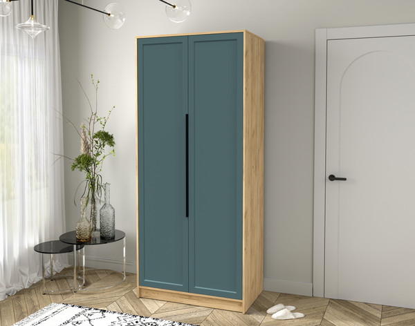 Изображение товара Шкаф Интерлиния Концепт Тренд КТ-Ш2 (дуб золотой/верде)