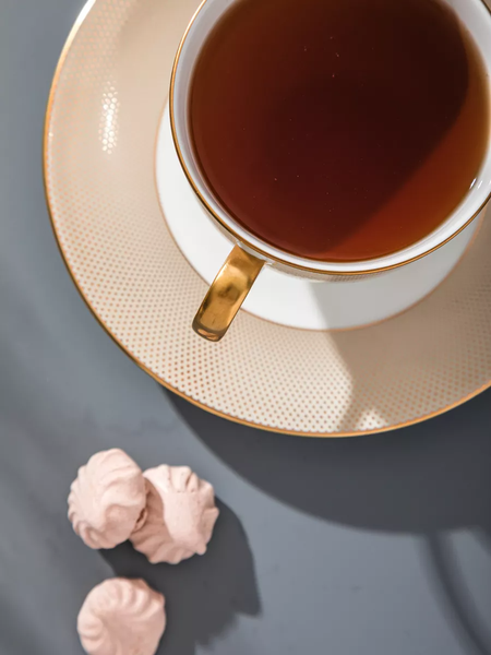 Изображение товара Чашка с блюдцем Narumi Золотой алмаз / NAR-51010-2423/51010-1217