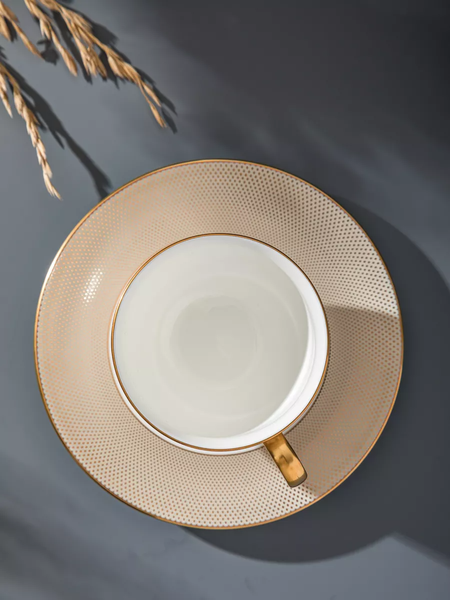 Изображение товара Чашка с блюдцем Narumi Золотой алмаз / NAR-51010-2423/51010-1217