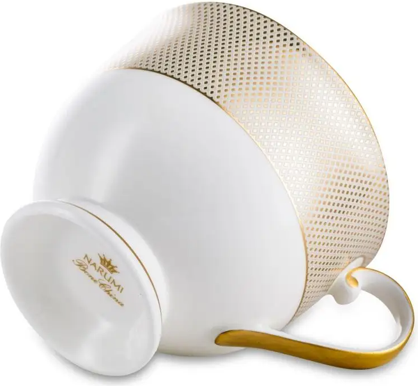 Изображение товара Чашка с блюдцем Narumi Золотой алмаз / NAR-51010-2423/51010-1217