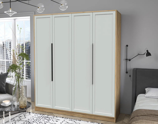 Изображение товара Шкаф Интерлиния Концепт Тренд КТ-Ш4 (дуб золотой/грей)