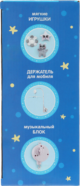 Изображение товара Мобиль на кроватку Крошка Я Веселая пчелка / 10757222 (черный)